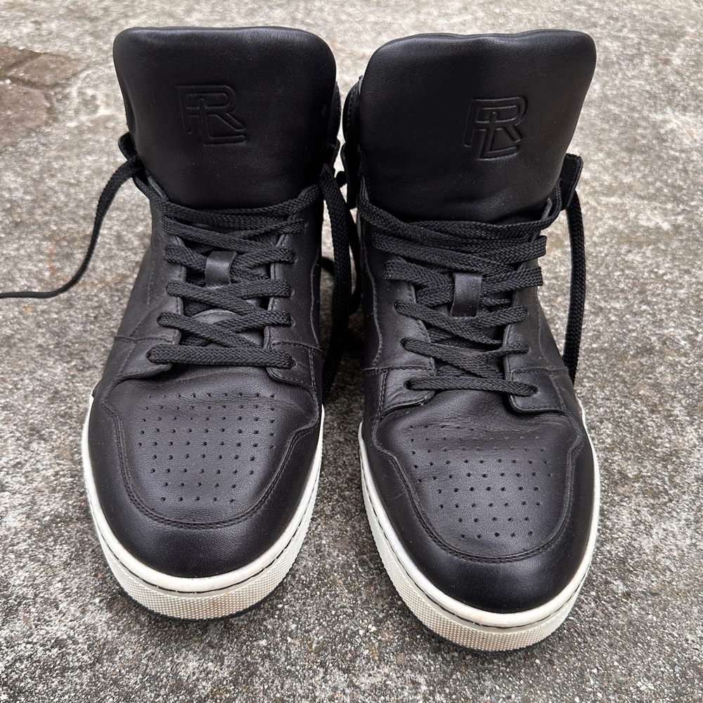 Ralph Lauren Purple Label Calf Leather Sneakers Size 9